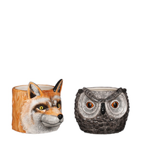 Pt vos uil l17.5b12.5h14cm d.brn a2