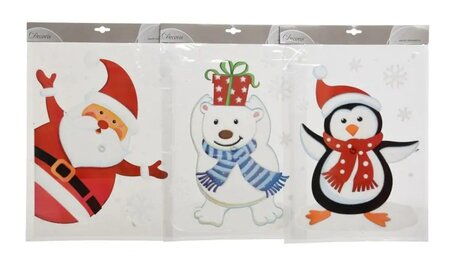 Raamdeco figuren l28b40cm multi per stuk