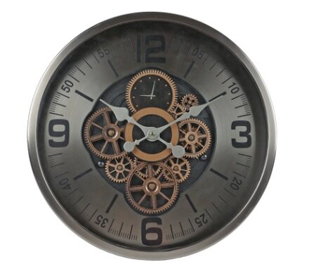 Radarklok 46x46x8cm grijs