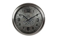 Radarklok glas/metaal 52x52x8cm