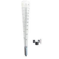 Regenmeter glas/aluminium 160ml - afbeelding 3