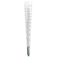 Regenmeter glas/aluminium 160ml - afbeelding 4