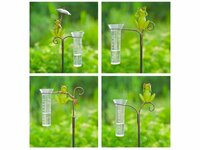 Regenmeter kikker met steel h127cm