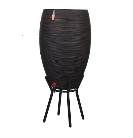 Regenton rib nl d56h123 zwart