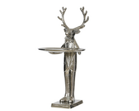 Rendier aluminium l21b26h51cm zilver