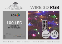 Rgb 3d 100l/l10m zilver+a.b. b.o.t.