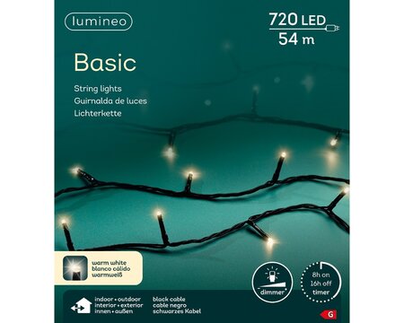Rice led bu l54m-720l zwart/wwt