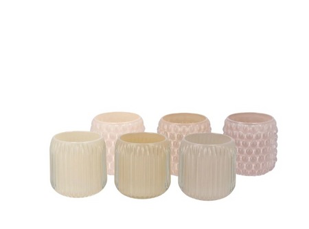 ROMAN NATURAL T-LIGHT BUBBLE per stuk 9X9CM