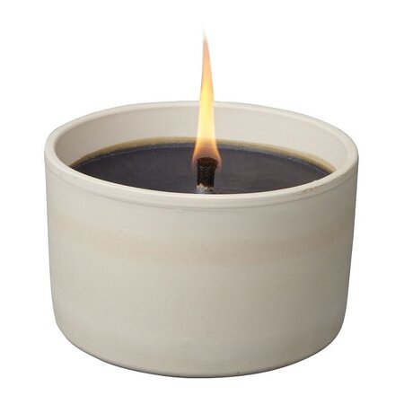 Ronde schaal terra wit zwart d14h8