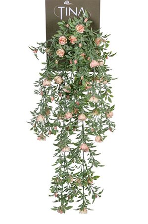 Roos hanger l50cm grn/roze header