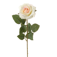 Roossteel h66cm roze (Zijde-bloem) - afbeelding 1