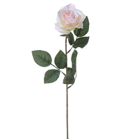 Roossteel l66cmsteel lichtroze (Zijde-bloem)