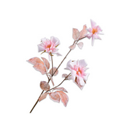 Roossteel m/snw l81cm roze