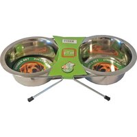 Rvs dinnerset incl. 2 bakken 17cm