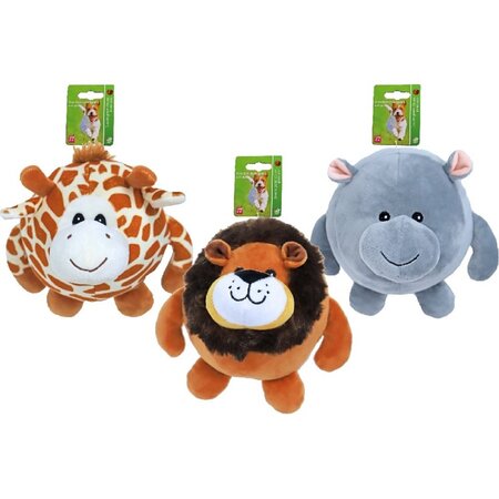 Safaribal pluche met piep 1l7cm