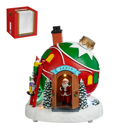 Santa ball house bo l19.5b18h22cm
