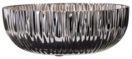 SCHAAL 15CM ROND ZILVER