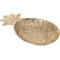 SCHAAL ANANAS VORM GOUD 32CM