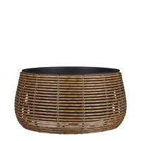 Schaal cesena d48h24cm lichtbruin