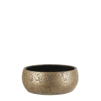 Schaal clemente d37h15cm goud - Mica