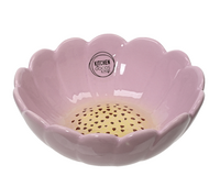 Schaal dolomiet d16h6.1cm lila