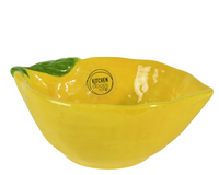 Schaal dolomiet l16b12h6cm geel - afbeelding 2