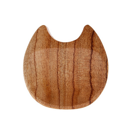 Schaal hout kat voor amberblokjes