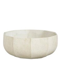 Schaal lennart d29.5h12cm creme