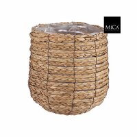 Schaal pancho d48h24cm donkerbruin