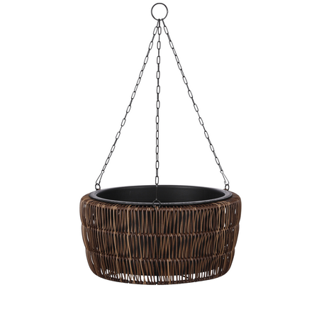 Schaal peta d36h17cm donkerbruin - afbeelding 1