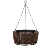 Schaal peta d36h17cm donkerbruin