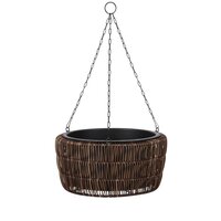 Schaal peta d36h17cm donkerbruin - afbeelding 2