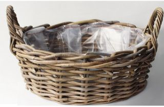 Schaal rotan d26h12cm