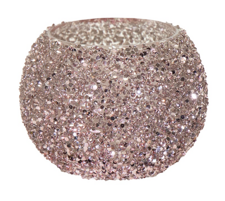 Schaal strass d16h12 roze