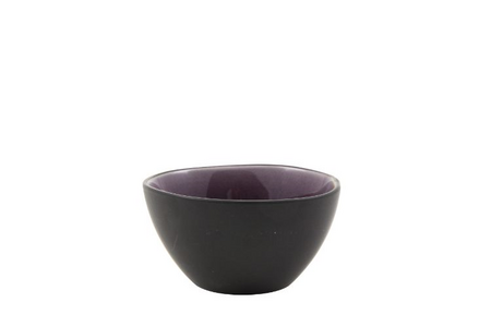 Schaal urban d10h5cm aubergine