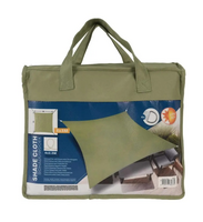 SCHADUWDOEK VIERKANT 3M GROEN