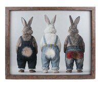 Schilderij spijkerbroek 50x60x2cm