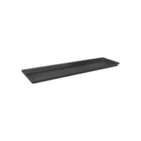 Schotel balkonbak groen basic 50cm zwart - afbeelding 2