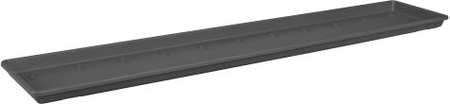 Schotel balkonbak groen basic 80cm zwart - afbeelding 1