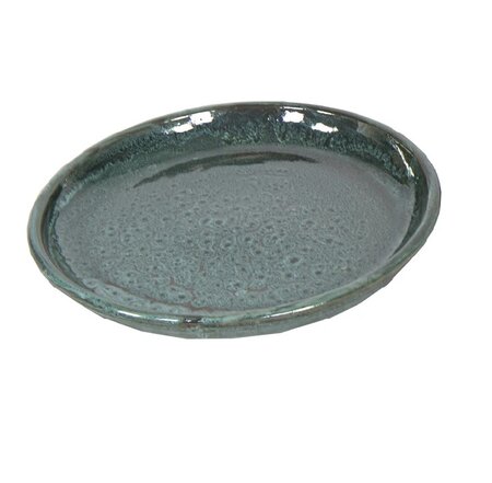 Schotel glazuur d20h2.5cm groen