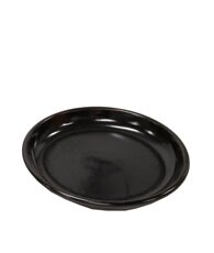 Schotel glazuur d20h2.5cm zwart