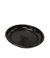 Schotel glazuur d20h2.5cm zwart