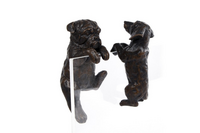 Sculptuur bulldog teckel l5b5h9cm