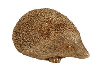 Sculptuur egel l14.8b9.8h7.2cm goud - afbeelding 2