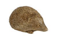 Sculptuur egel l14.8b9.8h7.2cm goud