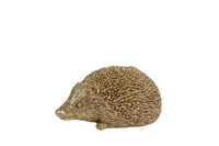 Sculptuur egel l9b6h4cm goud