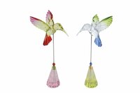 Sculptuur kolibrie acryl h6.5cm mtc per stuk