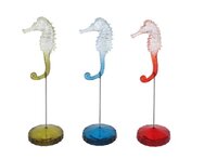 Sculptuur zeepaardje 6x6x17cm a3