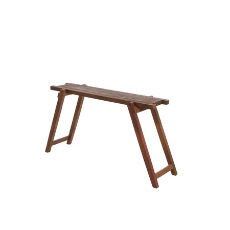 Sidetable hout l140b40h80cm brons