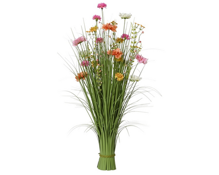 Siergras in pot l35b35h100cm roze